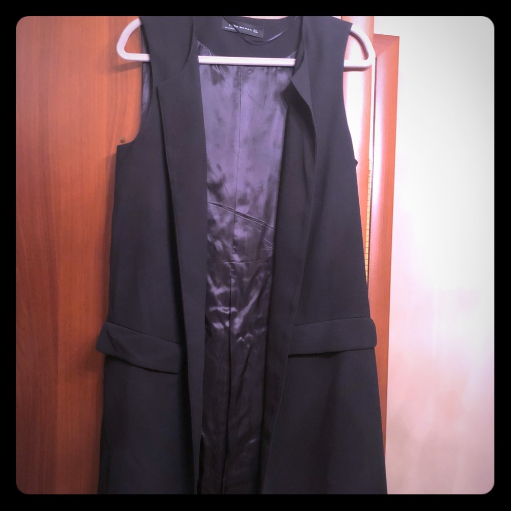Zara Open Lapel Vest